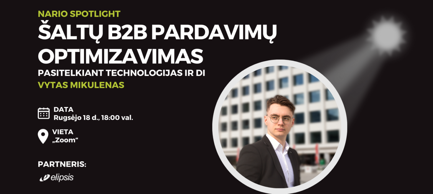 Šaltų B2B pardavimų optimizavimas pasitelkiant technologijas ir DI