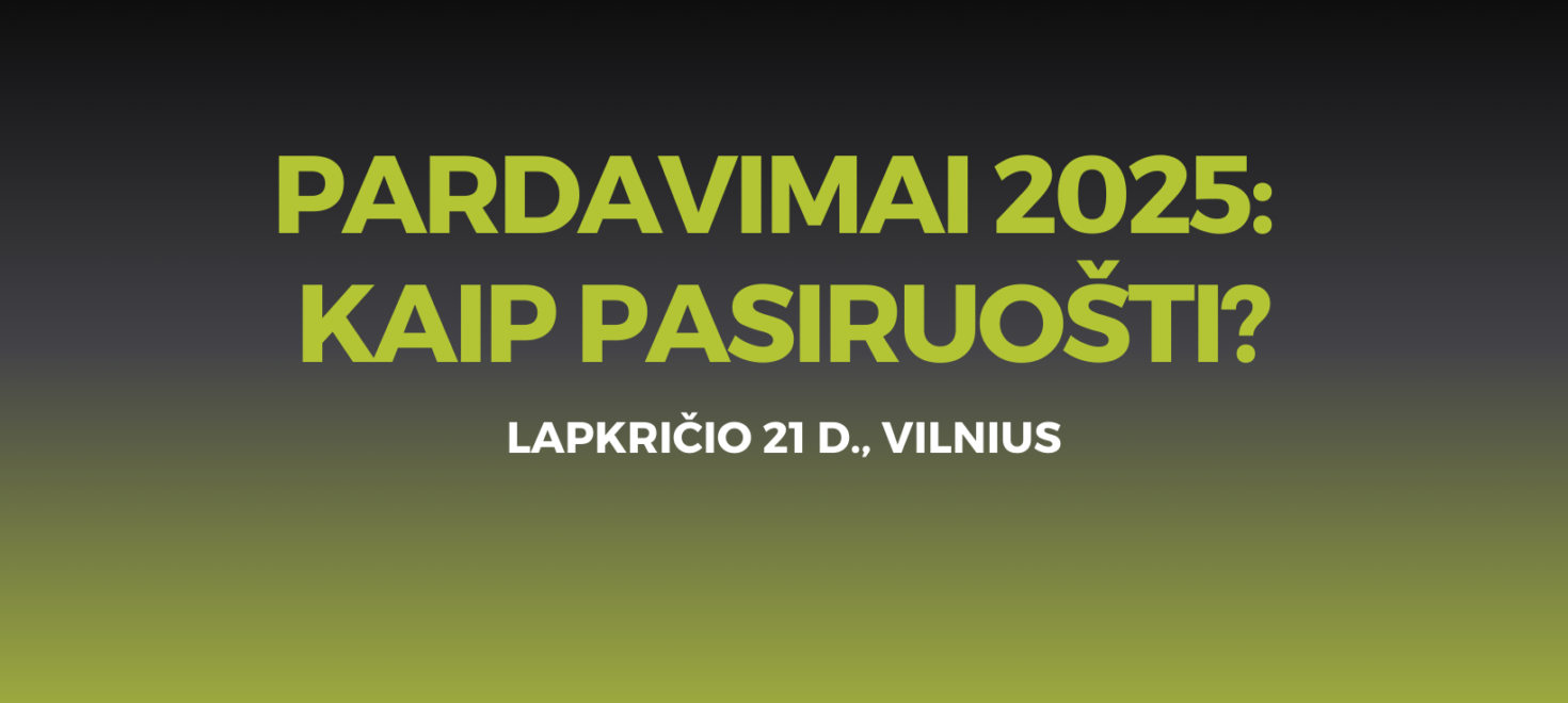 Pardavimai 2025: kaip pasiruošti?