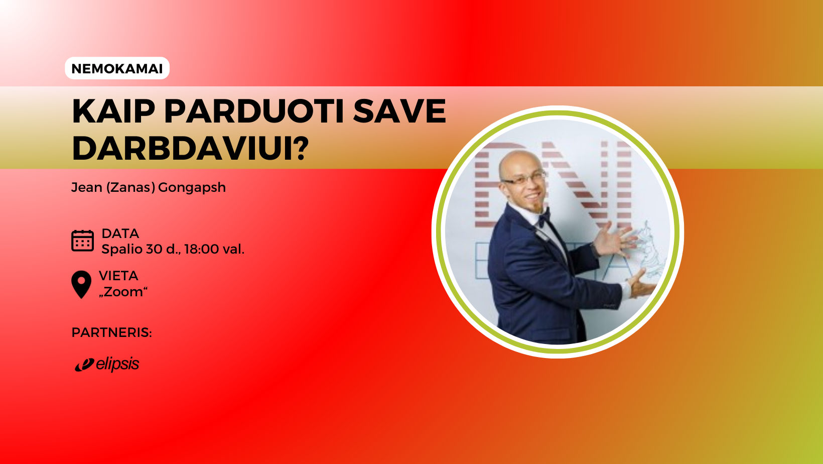 Kaip parduoti save darbdaviui?