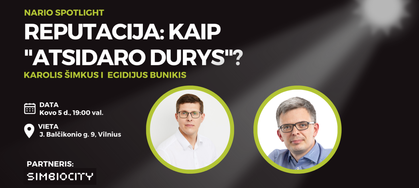 Reputacija: kaip "atsidaro durys"?