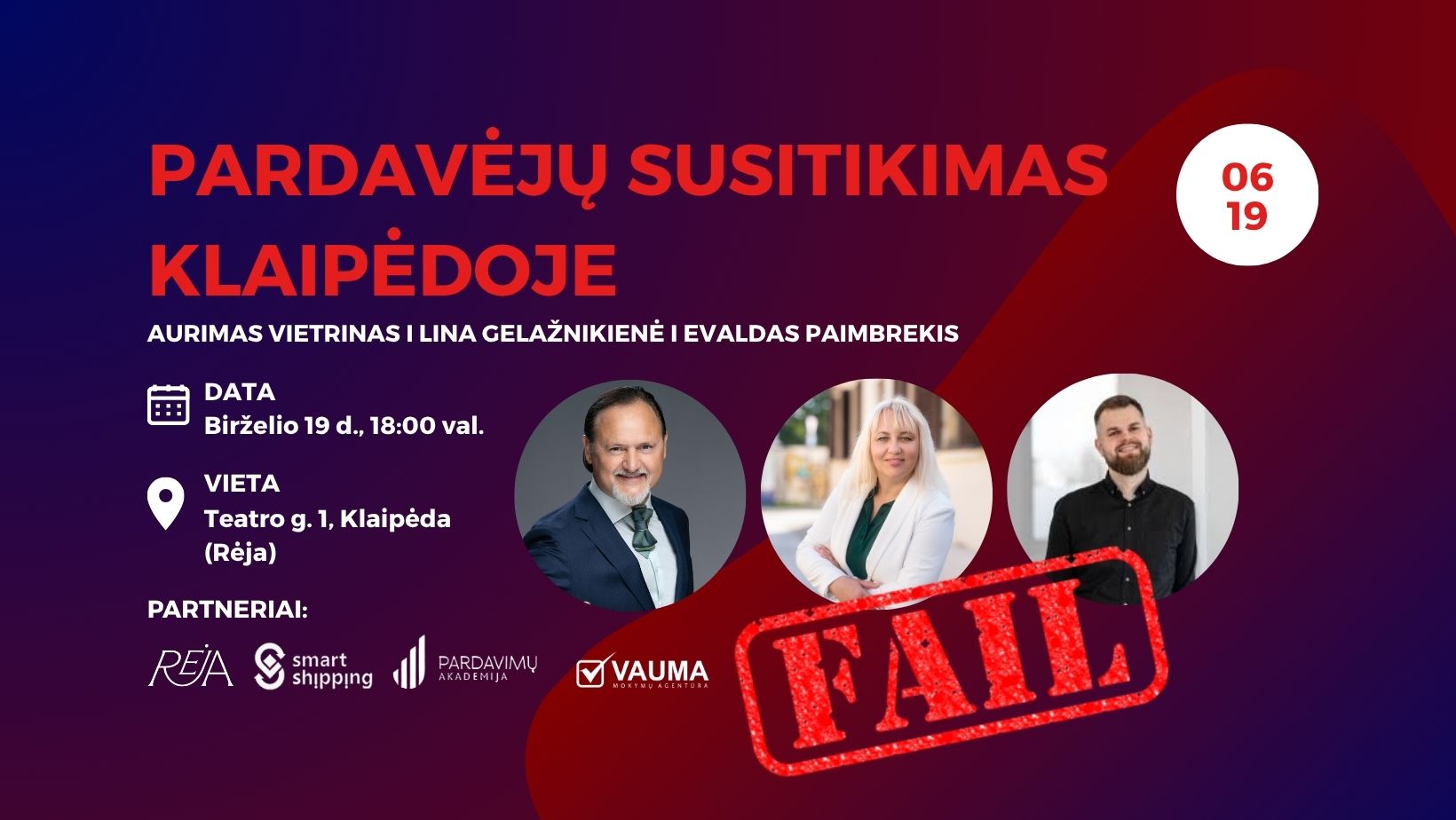 Pardavėjų susitikimas Klaipėdoje: Fail edition