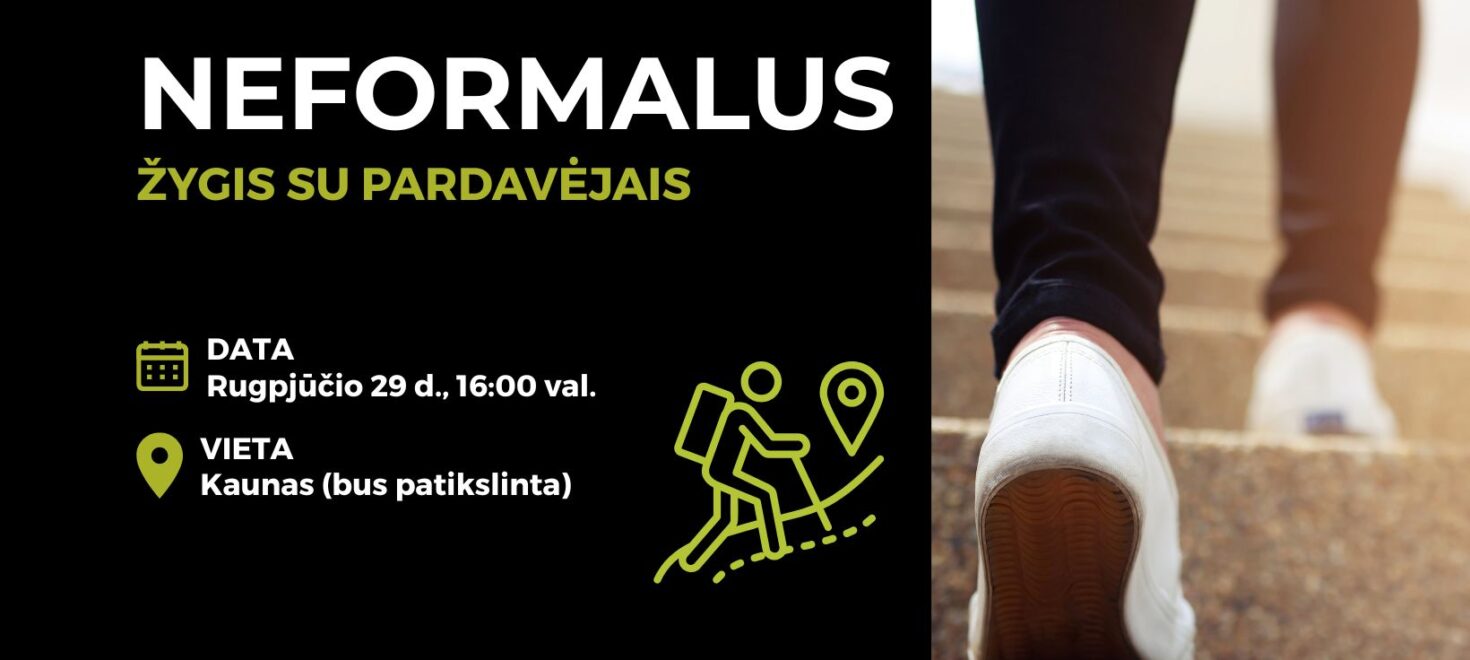 Neformalus: žygis su pardavėjais