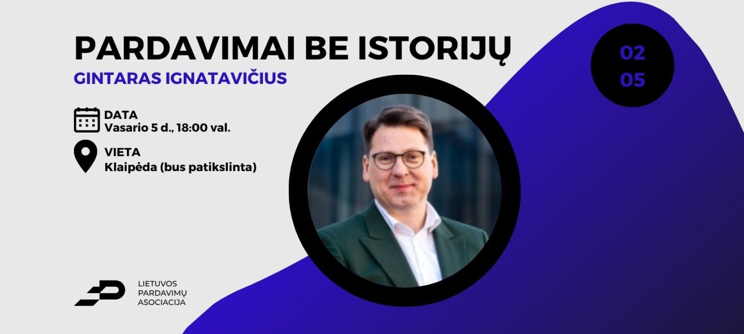 Pardavimai be istorijų