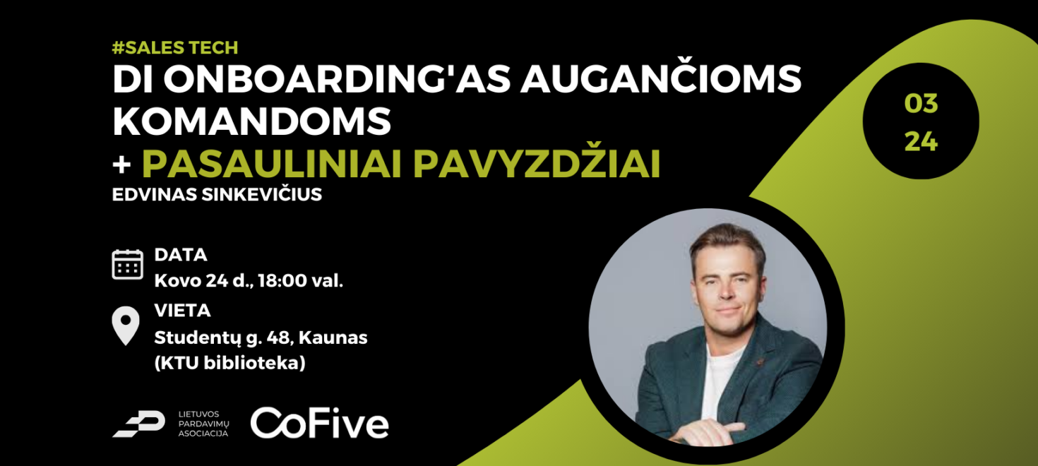 DI onboarding'as augančioms komandoms + pasauliniai pavyzdžiai