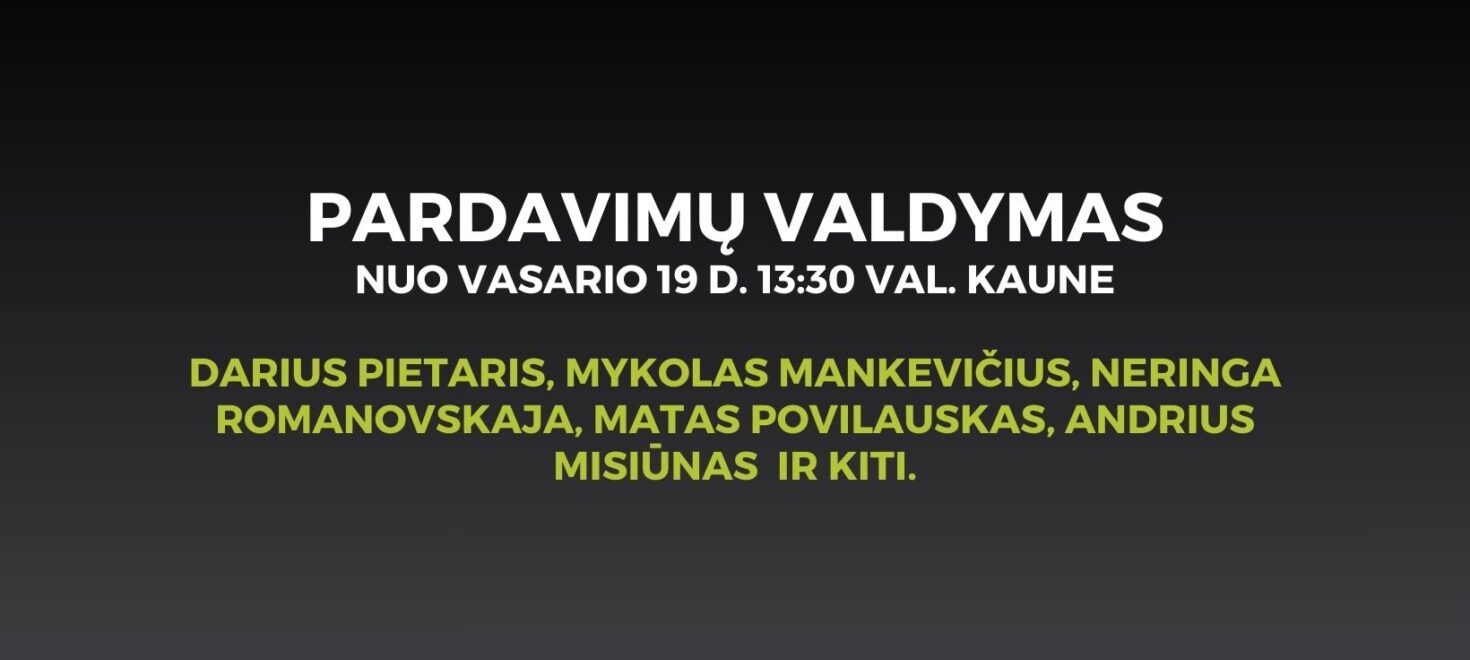 Pardavimų valdymas