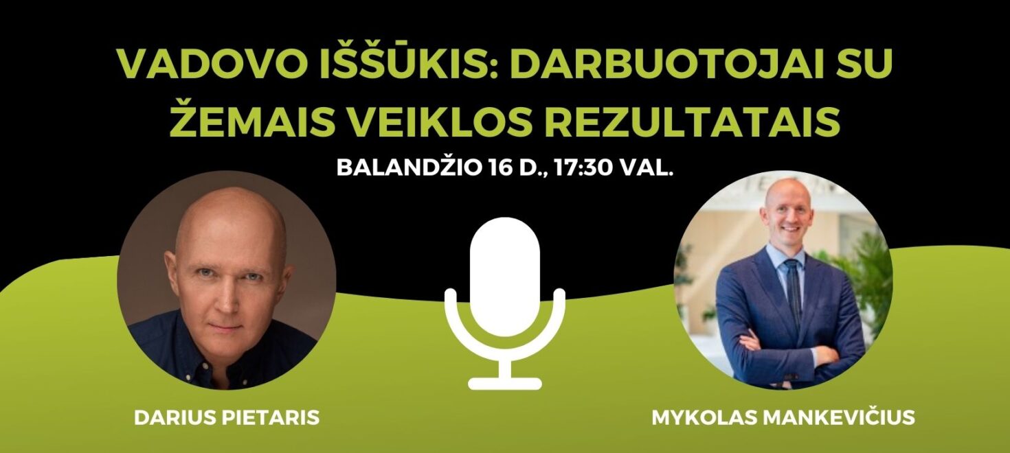 Vadovo iššūkis: darbuotojai su žemais veiklos rezultatais
