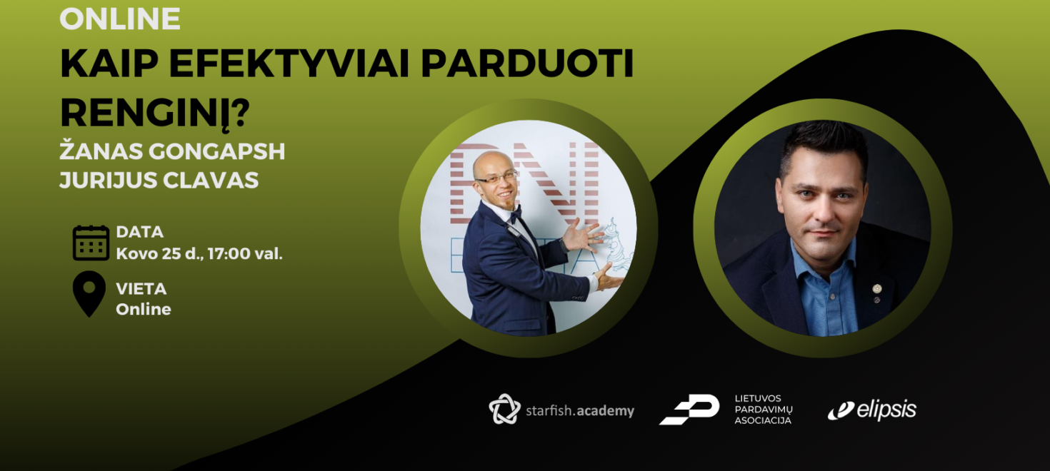 Kaip efektyviai parduoti renginį?