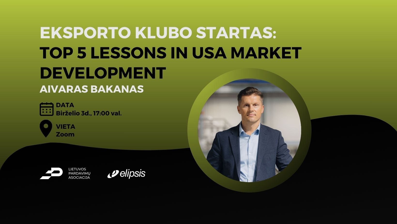 Eksporto klubo startas: Top 5 lessons in USA market development