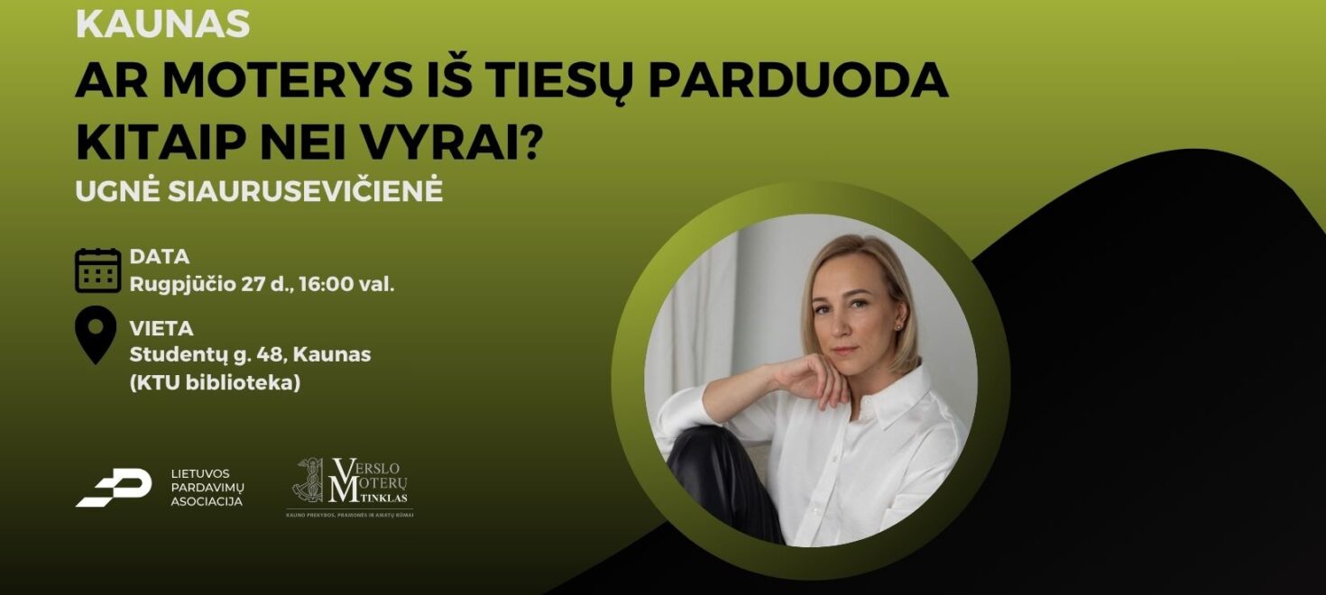 Ar moterys iš tiesų parduoda kitaip nei vyrai?