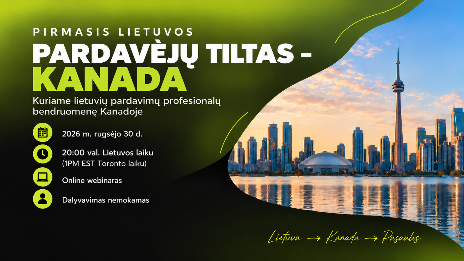 PIRMASIS LIETUVOS PARDAVĖJŲ TILTAS – KANADA