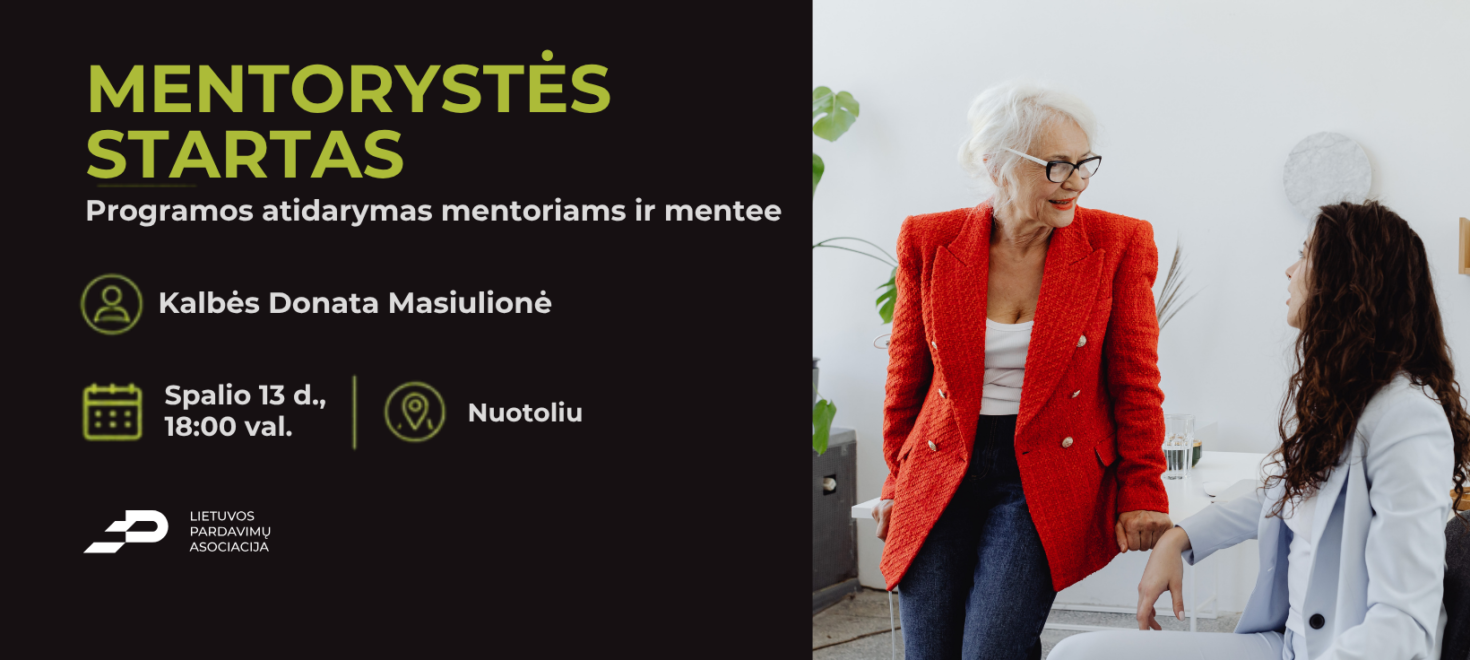 MENTORYSTĖS STARTAS
